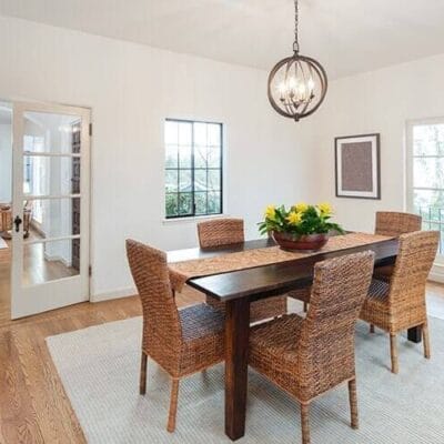 dining room with table and chairs